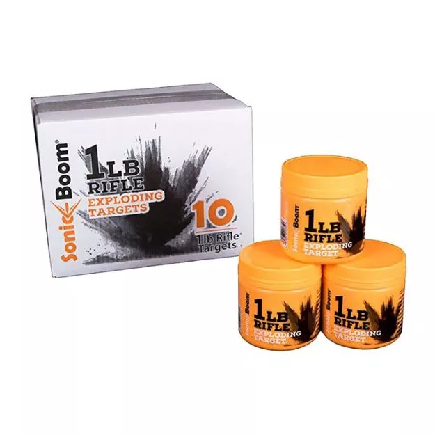 1 Pound Exploding Rifle Target 10 Pack