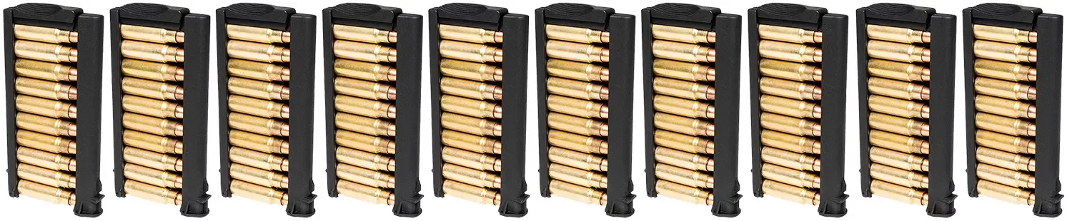 kel-tec-pr5750010-pr-5-7-stripper-clip-10rd-black-polymer-10-pack Kel-Tec PR5750010 PR-5.7 Stripper Clip 10rd Black Polymer 10 Pack